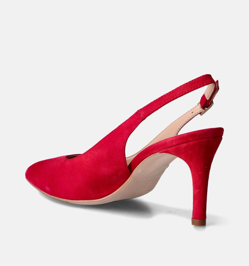 Laurent David Rode Slingback pumps voor dames (357625)