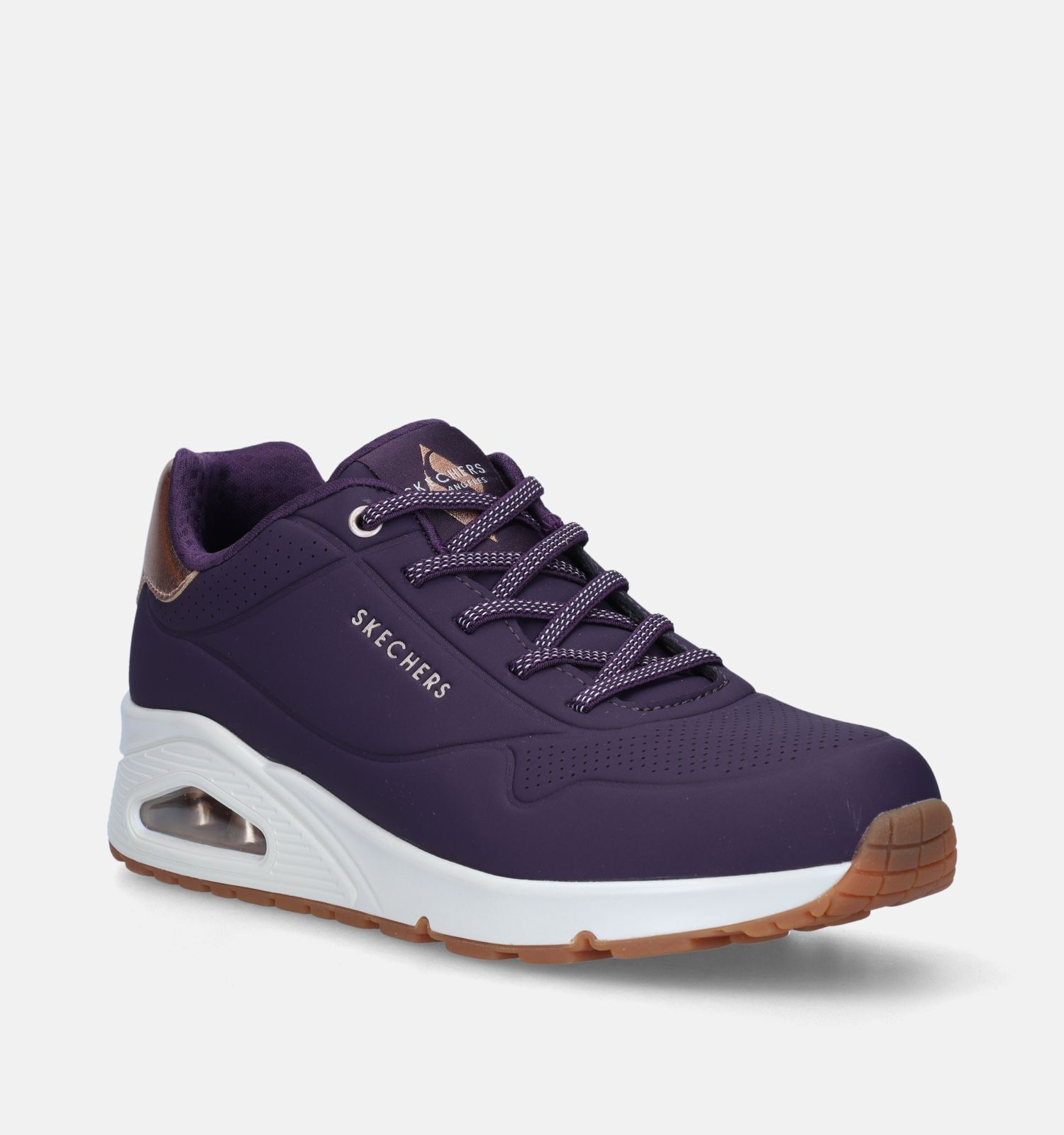 Skechers Uno Shimmer Away Paarse Sneakers | Dames Sneakers | Online op  TORFS.BE