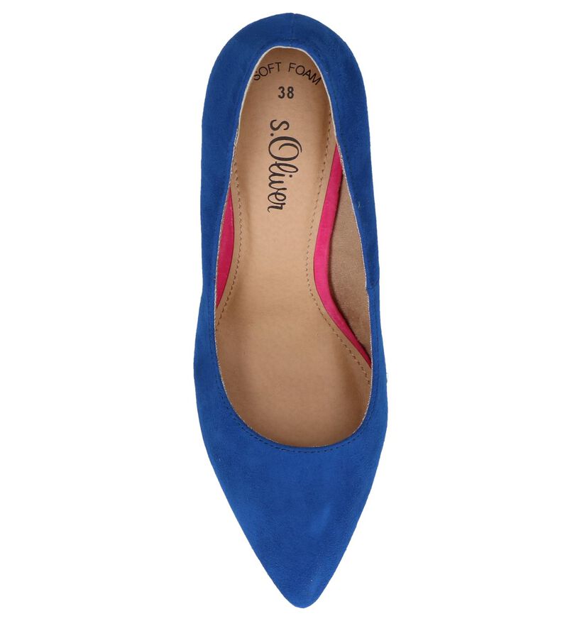 Oker Gele Pumps s. Oliver in stof (242489)