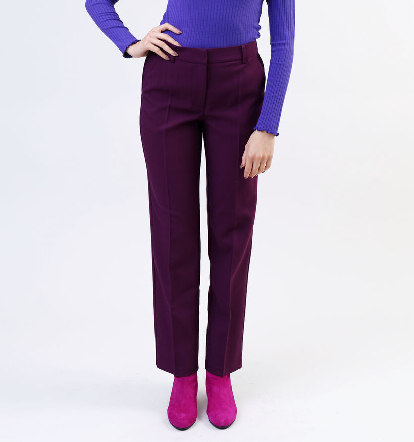 Vila Winnie Bordeaux Wijde broek voor dames (332526)