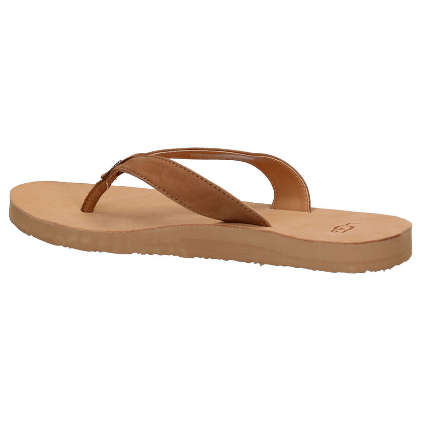 Ugg Tawney Cognac Teenslippers in leer (266673)