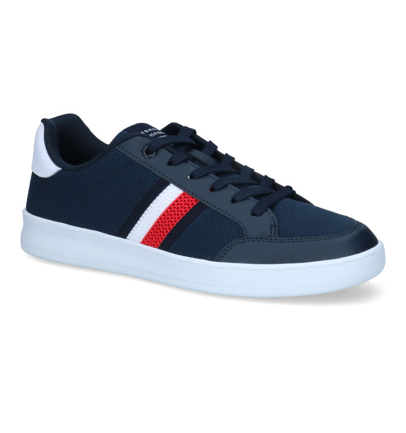 Tommy Hilfiger Retro Chaussures à lacets en Bleu en simili cuir (310852)