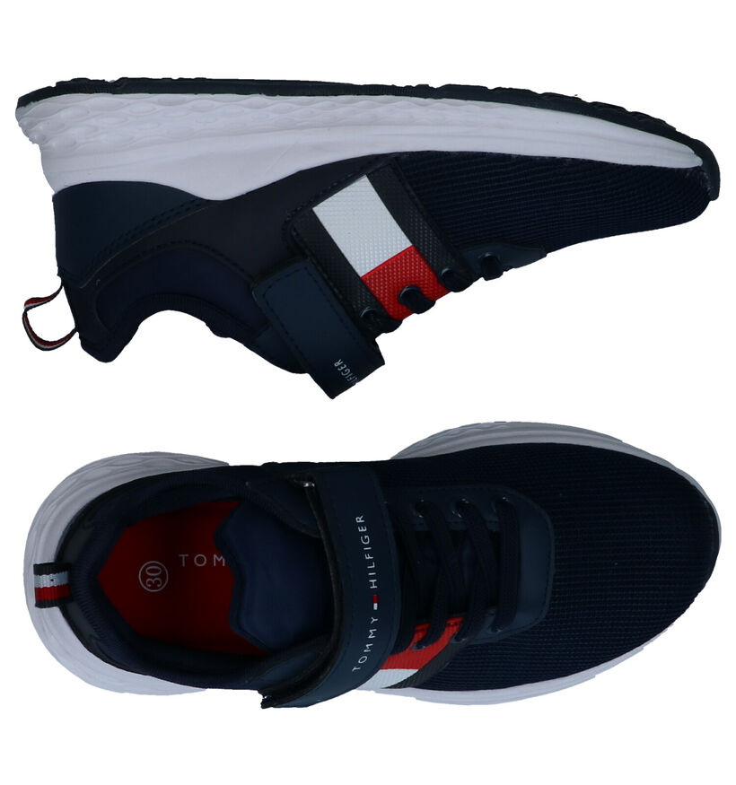 Tommy Hilfiger Blauwe Sneakers in kunstleer (285675)