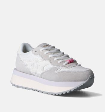 Sun68 Baskets Off White/Lemon