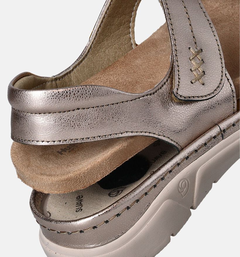 Hush Puppies Rafik Sandales en Or pour femmes (357590) - pour semelles orthopédiques