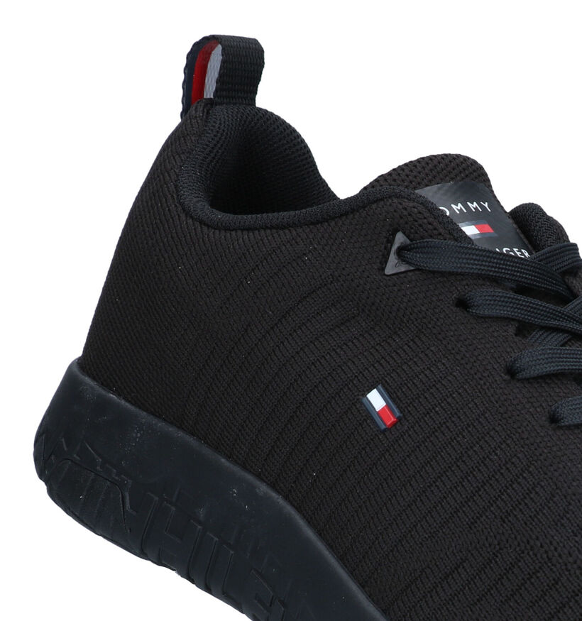 Tommy Hilfiger Corporate Zwarte Sneakers voor heren (332954) - geschikt voor steunzolen