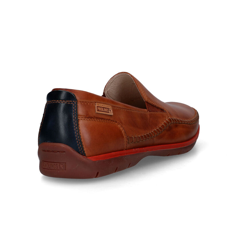Pikolinos Marbella Chaussures à enfiler en Cognac pour hommes (323371) - pour semelles orthopédiques