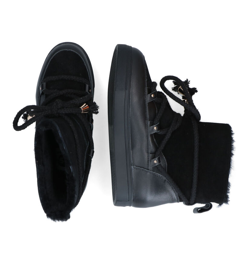 Poelman Bottes de neige en Noir pour femmes (318221)