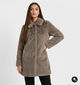 Barbara Lebek Manteau court en Taupe pour femmes (380692)