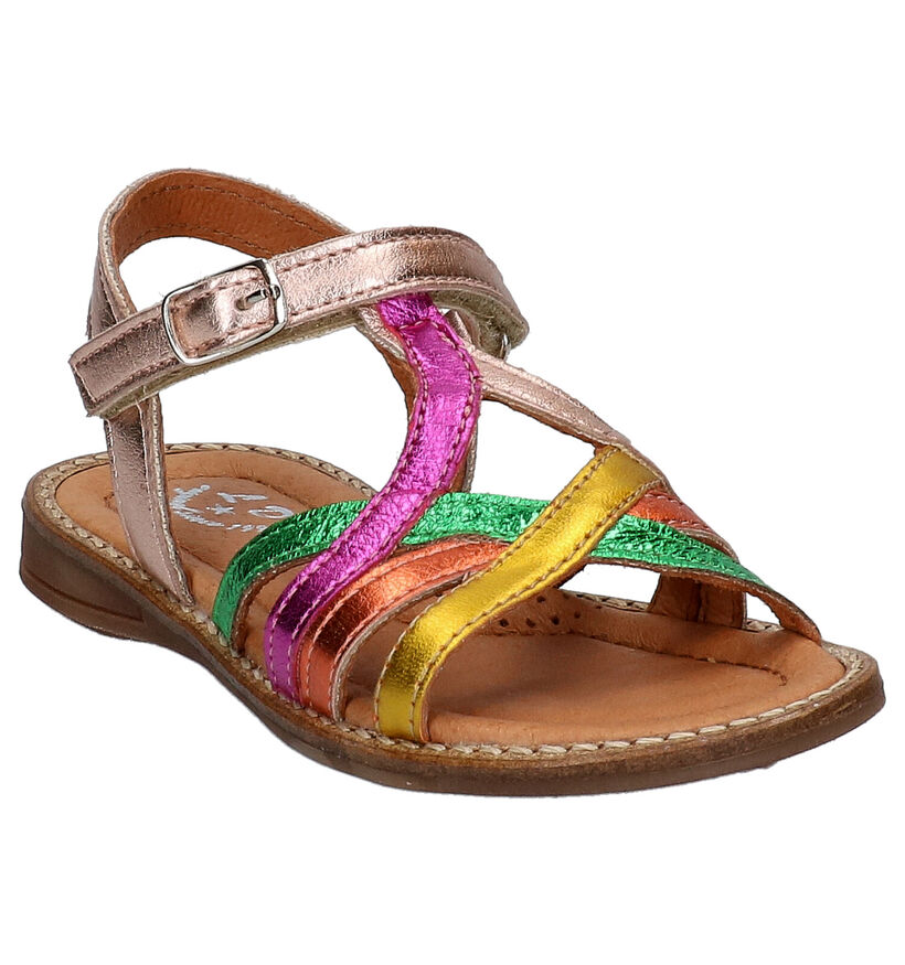 Little David Sandra Multicolor Sandalen in leer (273170)