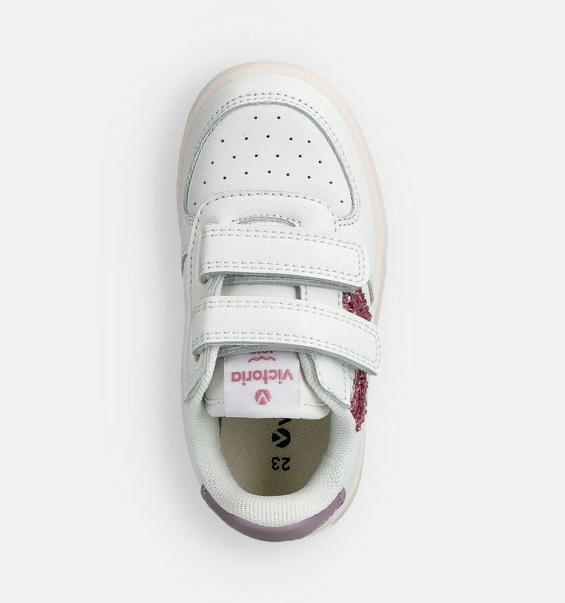Victoria Witte/Roze Sneakers voor meisjes (363050) - geschikt voor steunzolen