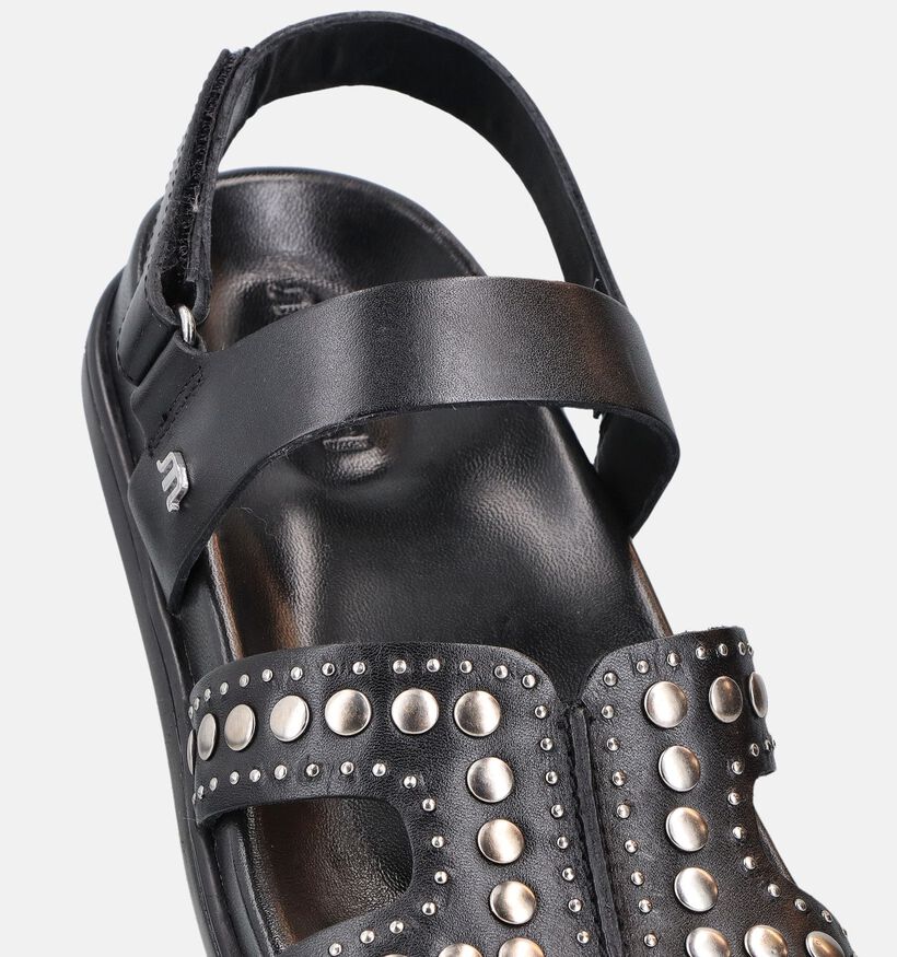 Maruti Elorai Sandales plates en Noir pour femmes (372343)