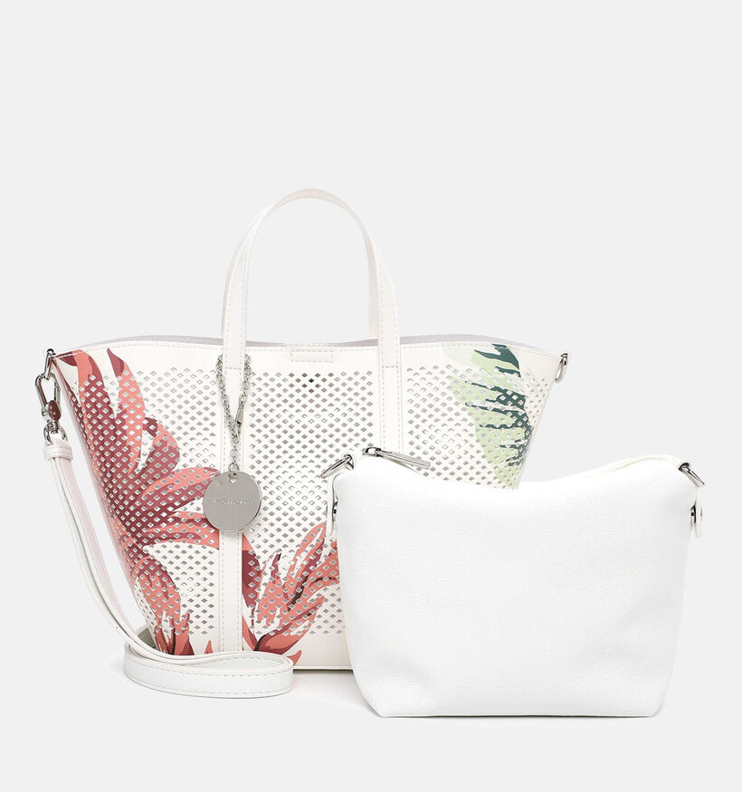 Tamaris Kendra Witte Shoppertas met Riem voor dames (371294)