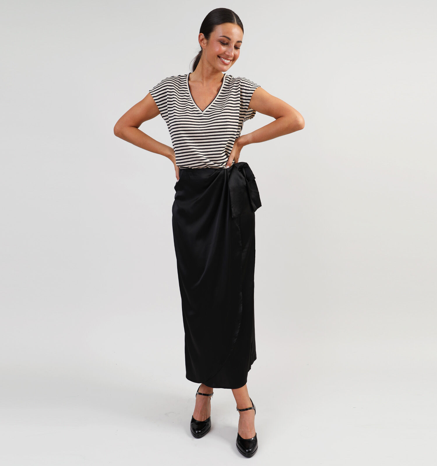 Zwarte lange rok dames sale