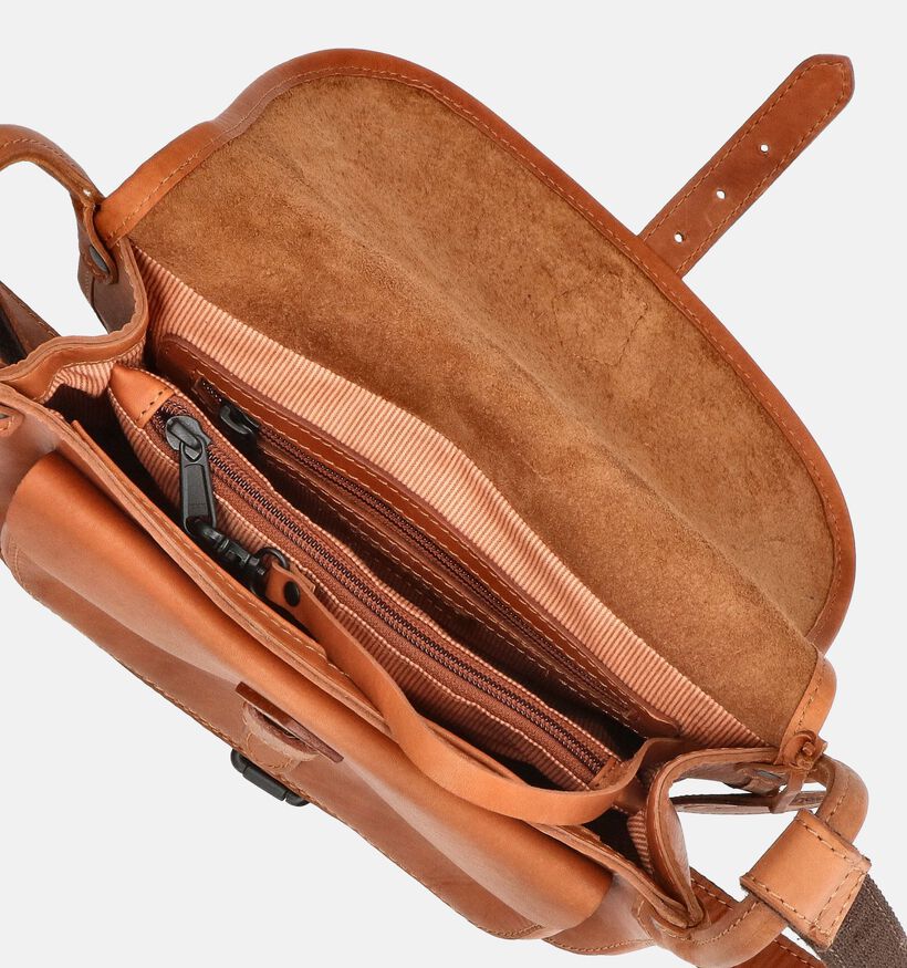 Saccoo Moon Cognac Crossbody Tas voor dames (366280)