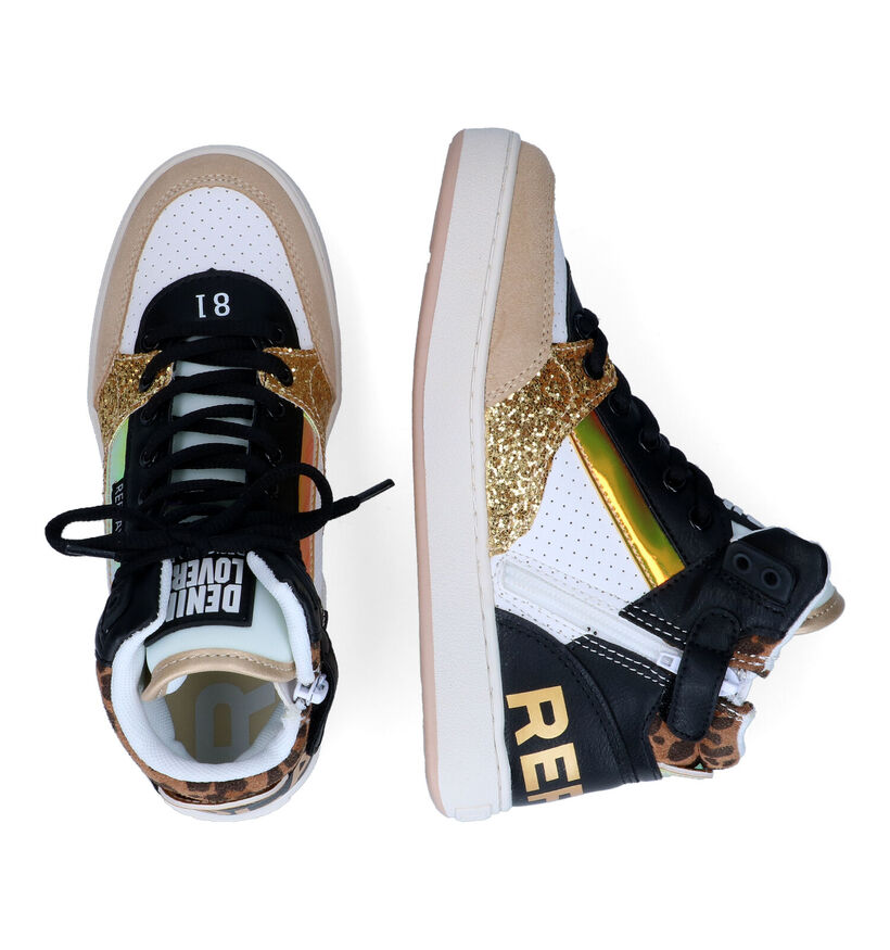 Replay Cobra Baskets en Noir en cuir (306517)