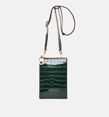 Laurent David Crossbody tassen Zwart/Bordeaux/Groen