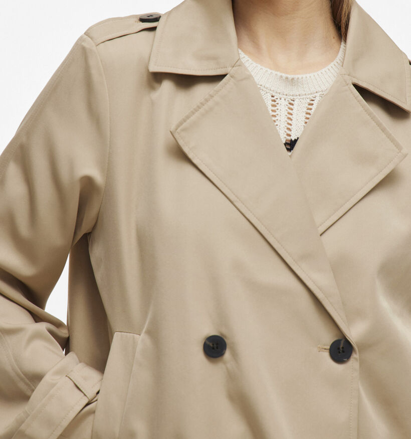 Vila Addison Beige Korte trenchcoat voor dames (351735)