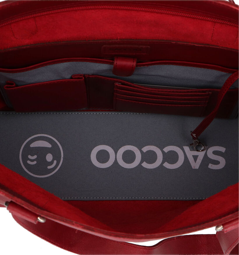 Saccoo Rubia Rode Schoudertas voor dames (310441)