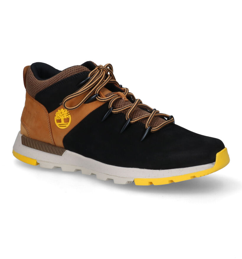 Timberland Sprint Trekker Bottines en Noir pour hommes (307144) - pour semelles orthopédiques