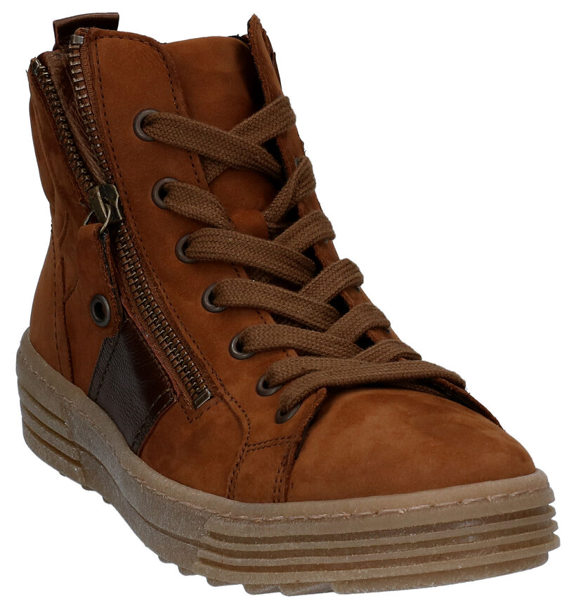 Gabor Best Fitting Bottines en Cognac pour femmes (297232) - pour semelles orthopédiques