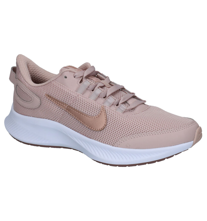 Nike Run All Day Roze Sneakers in stof (265863)