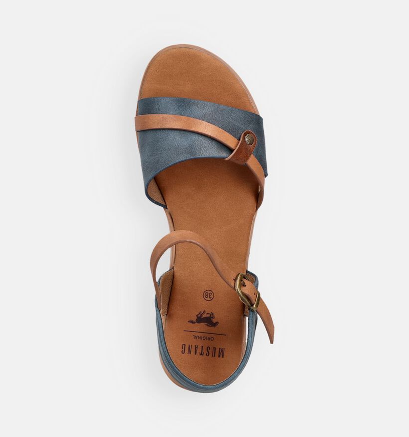 Mustang Blauwe Sandalen voor dames (372124)