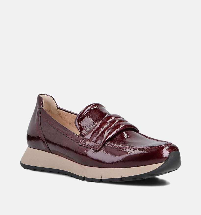 Gabor Bordeaux Loafers voor dames (360282) - geschikt voor steunzolen