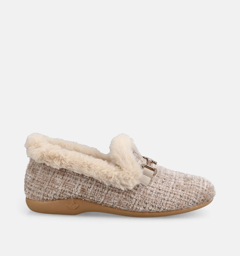 Torfs Home Beige Gesloten Pantoffels voor dames (380873) - geschikt voor steunzolen