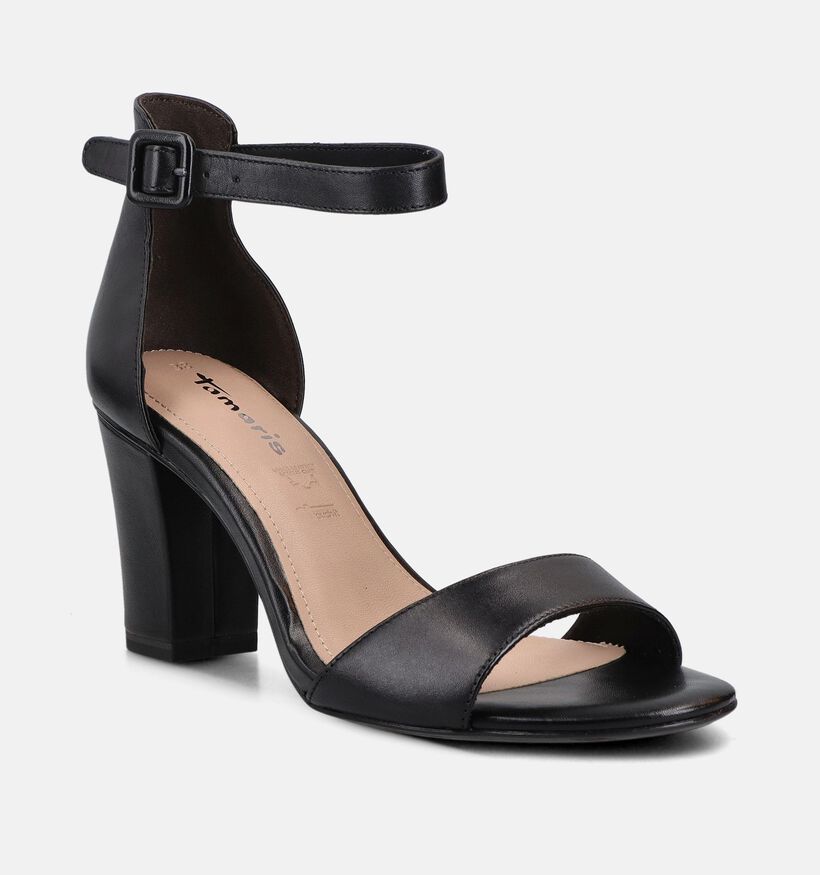 Tamaris Sandales &agrave; talons en Noir pour femmes (371907)