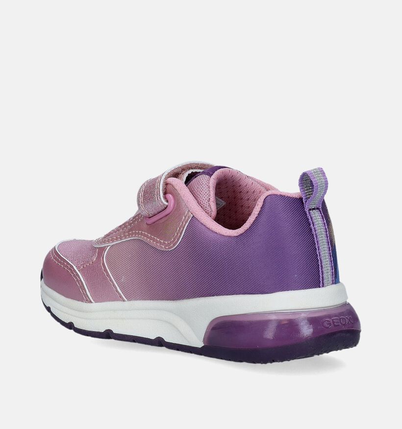 Geox Spaceclub Roze Sneakers voor meisjes (339657) - geschikt voor steunzolen