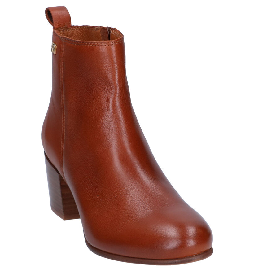 River Woods Abby Bottillons en Cognac en cuir (298371)