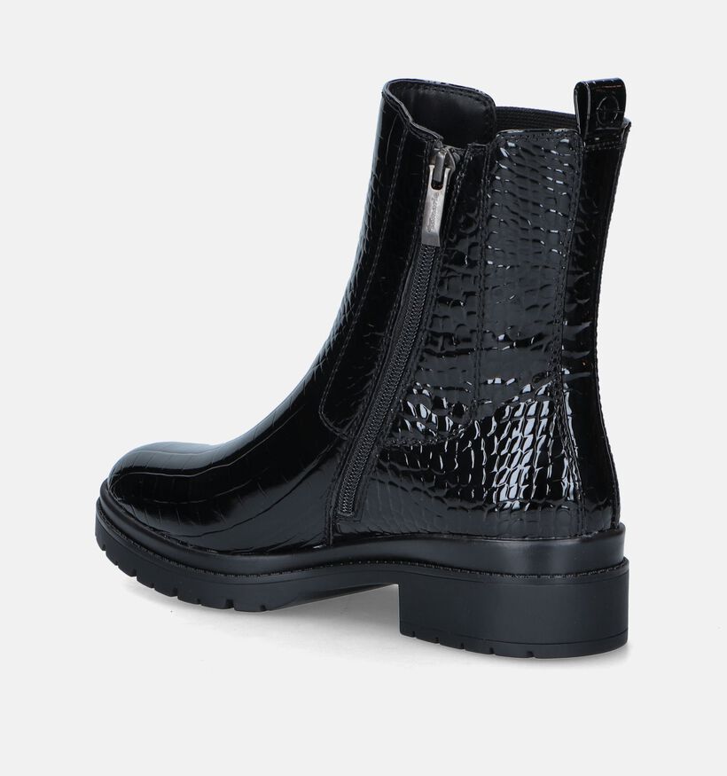 Tamaris Zwarte Chelsea boots voor dames (346607) - geschikt voor steunzolen
