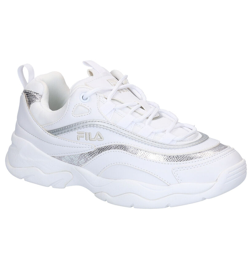 Fila Ray F Baskets en Blanc en cuir (265542)