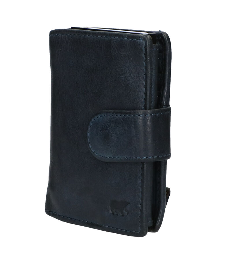 Bear Design Zwarte Kaartenhouder voor heren (350748)