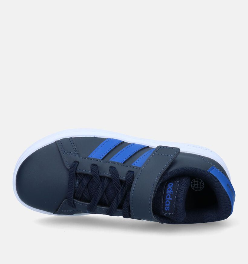 adidas Grand Court 2.0 EL Baskets en Bleu pour filles, garçons (326877)