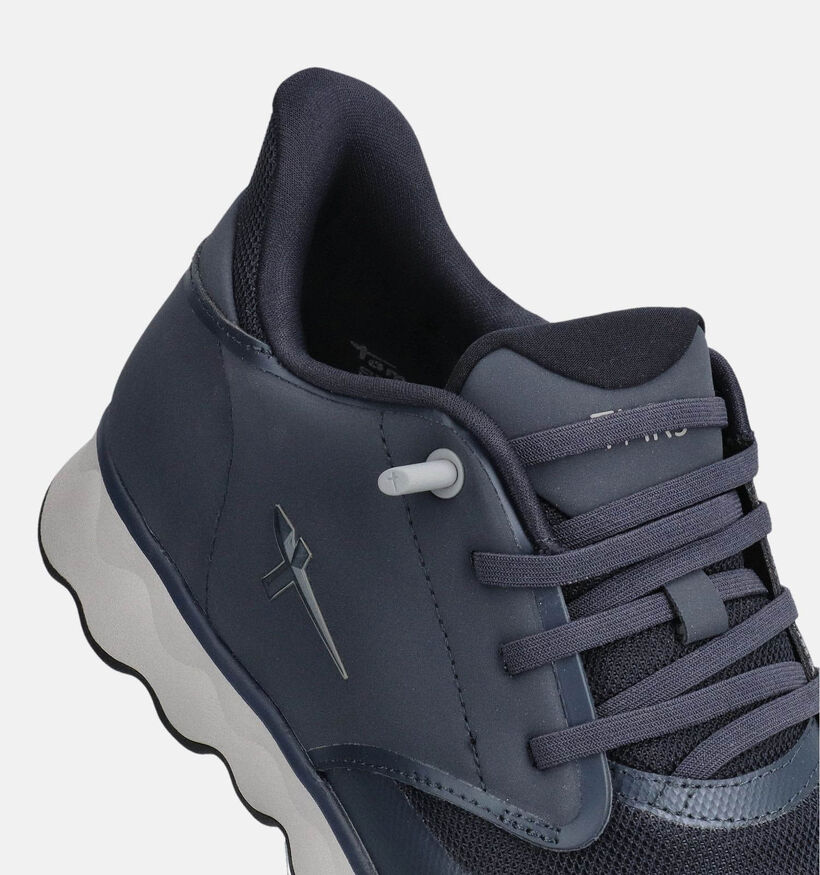 Tamaris Baskets basses en Bleu fonc&eacute; pour hommes (368813) - pour semelles orthop&eacute;diques