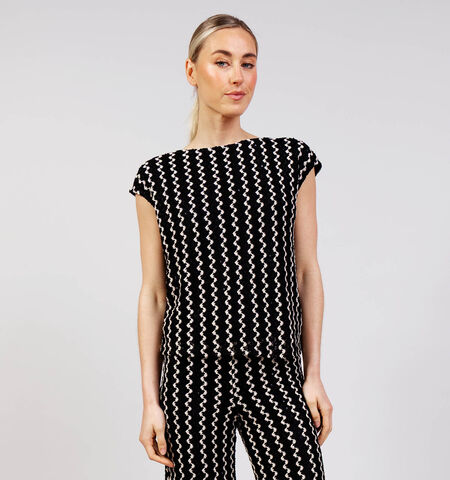 Vila T-shirts Zwart