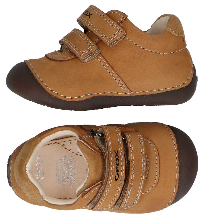 Geox Tutim Chaussures pour bébé en Bleu en nubuck (317575)