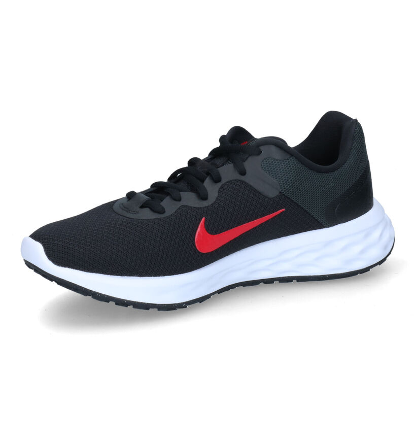 Nike Revolution 6 Zwarte sneakers voor heren (316490) - geschikt voor steunzolen