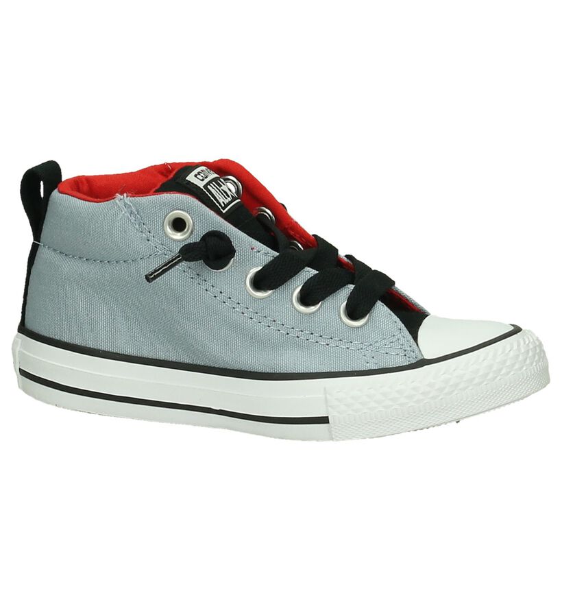 Converse Chuck Taylor All Star MID Blauwe Sneakers in stof (191267)