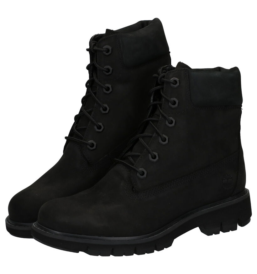 Timberland Lucia Way 6 Inch WP Bottines en Noir pour femmes (313455) - pour semelles orthopédiques