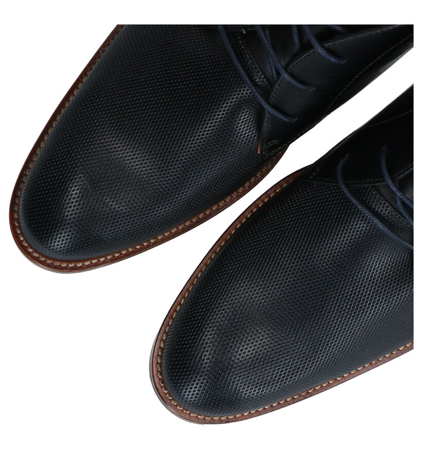 Van Lier Chaussures hautes en Bleu foncé en cuir (283335)