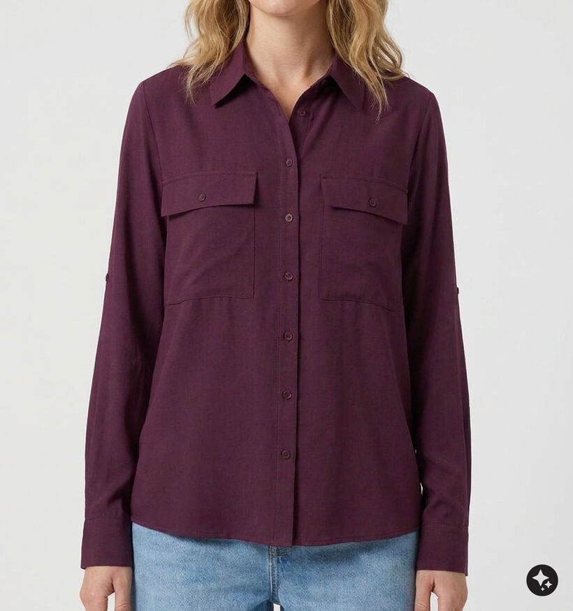 Guess Blouse en Bordeaux pour femmes (381018)