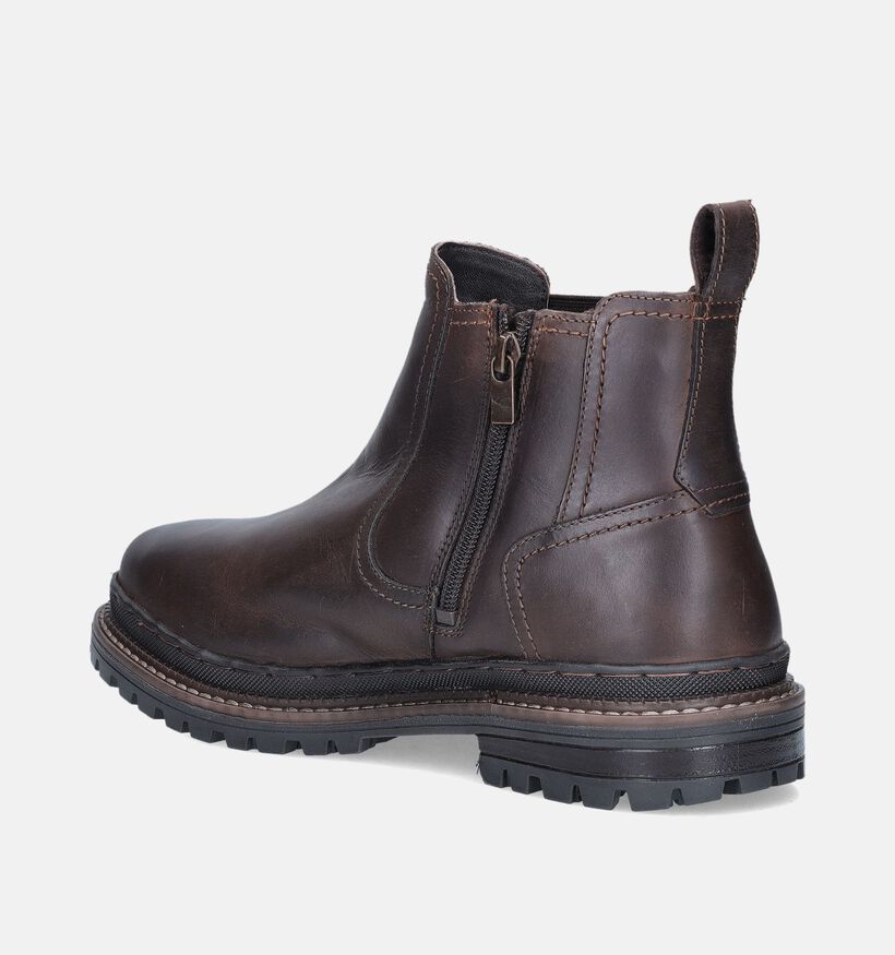 Camel Active Bruine Chelsea boots voor heren (348884) - geschikt voor steunzolen
