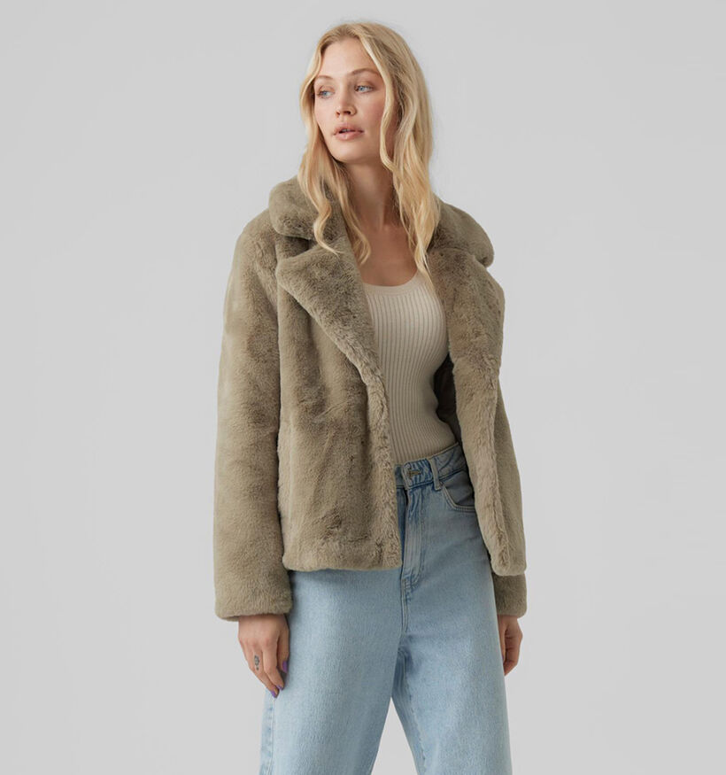 Vero Moda Suialision Groene Teddy Jas (326766)
