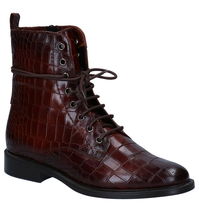 Hampton Bays Sonia Bottines en Cognac pour femmes (295763)