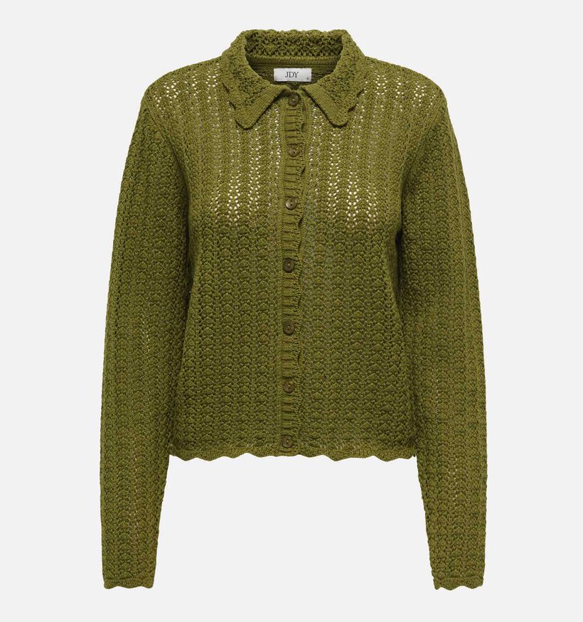 JDY Camil Collar Gilet en Vert pour femmes (367924)