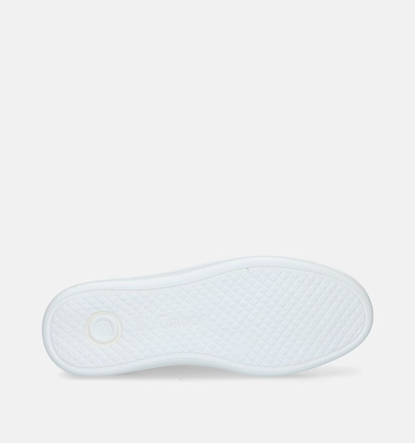 Gabor OptiFit Witte Sneakers voor dames (339341) - geschikt voor steunzolen