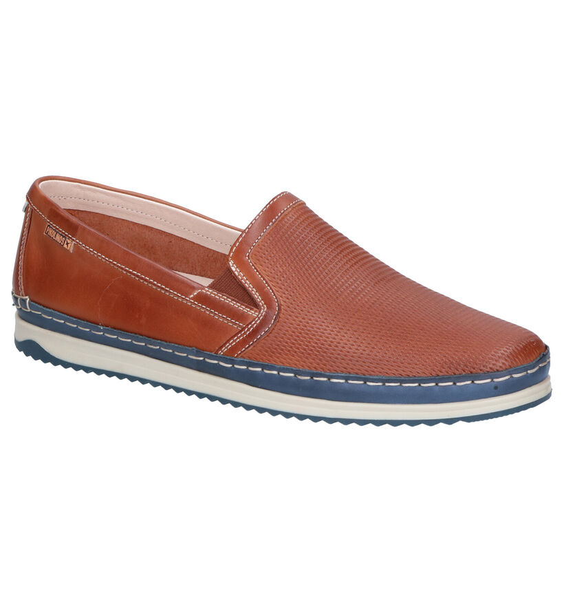 Pikolinos Motril Chaussures slip-on en Cognac en cuir (272422)